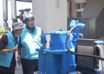  凱米颱風漸近台灣 魏嘉彥視察抽水站籲同仁嚴陣以待