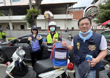 北斗分局揪感心　行動休息補給站紓解勤大甲媽遶境活動員警辛勞