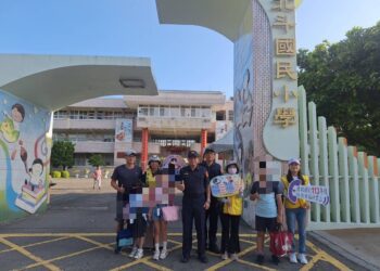 影音/開學日北斗、田中分局執行「護童專案」　落實學童保護工作