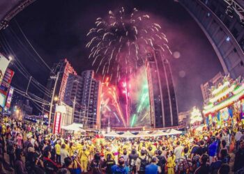 桃園護國宮繞境最後一天 東森YOYO林美秀 精彩煙火迎接聖駕回宮