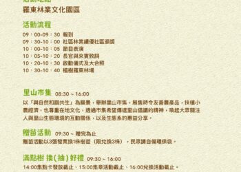 羅東林場百年 系列活動3月10日登場