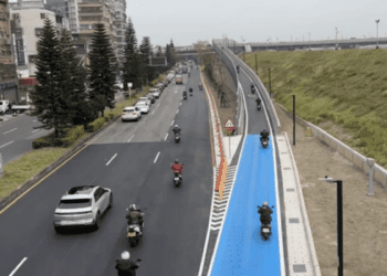 新北市機車族福音 橋梁機車道拓寬工程完成 安全與便利兼具