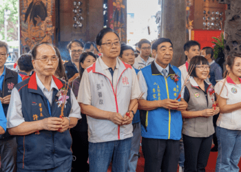 關聖帝君聖誕慶典熱鬧登場 張善政祈求桃園市民健康平安 感謝廟方積極投入公益