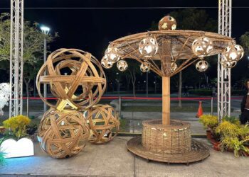 「雲林永續微燈會」高鐵站前點亮社區永續力　社區創意燈組秀巧思