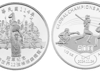 央行公布棒球12強奪冠紀念幣 限量3.6萬枚預購開跑