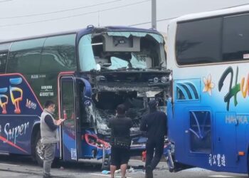 影音/進香團遊覽車嘉義新港追撞 24人受傷送醫