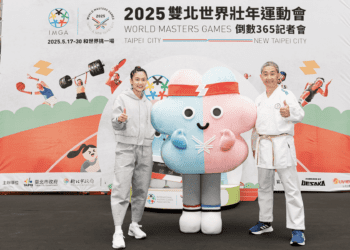 2025雙北世界壯年運動會倒數365天 文姿云攜手恩師趙志才再戰賽場