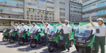 郵政車隊再進化 蓋亞電動三輪車加入郵務服務行列