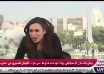 影音/空襲大馬士革 新聞背景大樓被炸主播受驚嚇全都錄