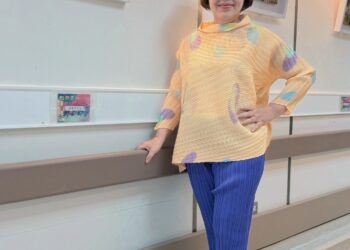 奇美醫院奇恩藝廊為癌症病患及家屬展出陳美珍「如歌美行」