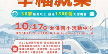 嘉義年度最大徵才10月17日登場 53家企業釋出逾1500職缺