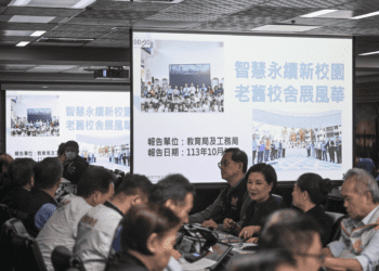 老校舍重現新風貌 張善政推動智慧永續校園 提升學習環境品質