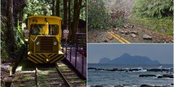 快訊/影音/太平山道路坍方延後開園 龜山島浪大持續封島