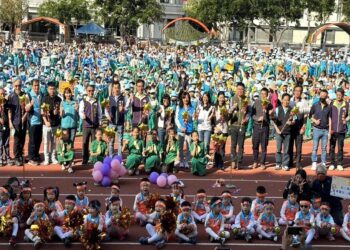 鹿東國小25週年校慶　縣府挹注經費整修操場PU跑道、創意遊具