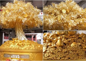 影音∕供信眾求財祈安 二結王公廟「招財寶樹」揭牌啟用