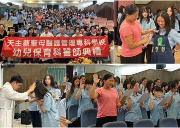 教師節前夕誓師　聖母專校幼保科25位準實習生點亮未來