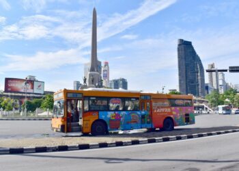 臺灣觀光廣告跟著空鐵、地鐵、巴士　 穿梭曼谷地上地下