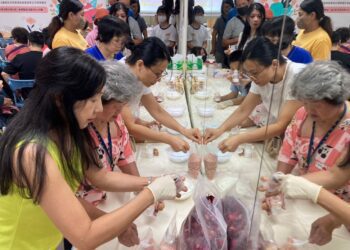 北投區公所新住民美容課結業式　親子同樂DIY、巧手製作沐浴鹽