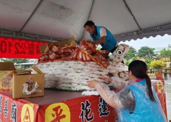 萬善廟 普門寺 慈賢宮 紫元宮 再捐助吉安鄉弱勢愛心物資