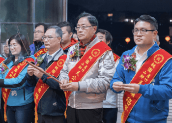 張善政出席玉皇大帝祝壽大典 祈願桃園市民平安順遂