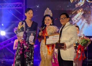 台灣新住民人權展望協會第11屆選美大賽媽媽組由台灣籍的蔡昀曈奪冠