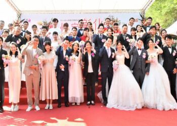 情定彰化 甜蜜相伴　2023彰縣聯合婚禮濃情幸福登場