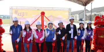 北港好庫園區公共藝術「華冠藝閣」今動土　打造雲林文化藝術新地標
