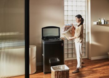 搭配 AI 感測、窄型機身　LG 新款直立式蒸氣直驅變頻洗衣機上市