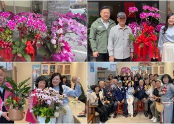 義賣盆景募善款　陳俊宇與黃惠慈聯合服務處募得十萬助弱勢