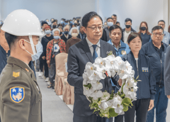 張善政感恩緬懷 出席桃園市軍人忠靈祠春祭典禮