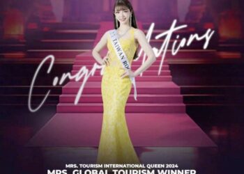 嚴翎真封后獲國際旅遊夫人環球總冠軍、慈善皇后3后冠