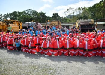 吉安鄉清潔隊無菸職場全縣最優 天使幼兒園百名耶誕娃娃傳佳音