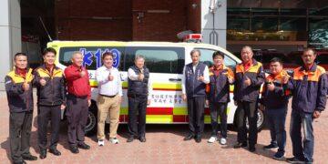 國榮紙業股份有限公司捐贈救護車　造福雲林鄉親