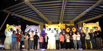 2026員林燈會暨元宵晚會 由「KMF極限火舞團」以震撼火舞開場