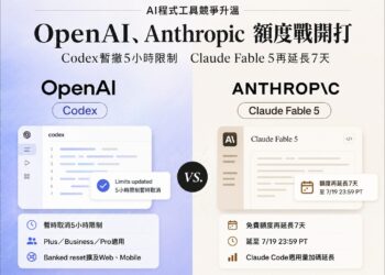 OpenAI、Anthropic 正面交鋒！Codex 暫時取消 5 小時限制　Claude Fable 5 再延長 7 天