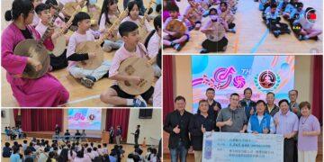 影音/壯圍古亭國小獲贈260吋電視牆 90周年校慶喜上加喜