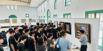 南一中退休數學老師杜瑞賢開畫展　舅舅潘麗水是國寶級畫家他從小便具天分