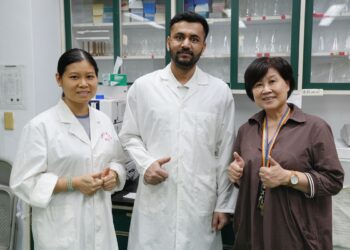 大葉大學巴基斯坦博士生研究小花蔓澤蘭 驗證美粧潛力