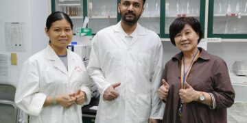 大葉大學巴基斯坦博士生研究小花蔓澤蘭 驗證美粧潛力