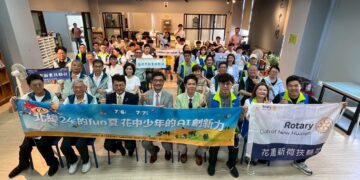 花蓮高中 AI 夏令營挑戰最夯「AI Agent」開發 台北新東扶輪社與花蓮新荷扶輪社愛心聯手促成