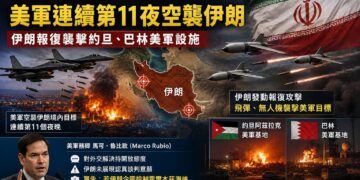 美軍連續 11 夜空襲伊朗遭無人機反擊 魯比歐於東協釋出和談意願