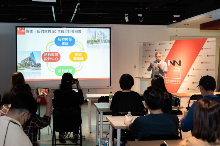▲紐約家具設計中心總經理徐培原宣告轉型建商角色進軍塭仔圳重劃區。（圖／紐約家具設計中心提供）