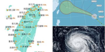 影音/20260822沙德爾增強 輕颱紫檀生成 臺北東方又有熱帶性低氣壓