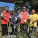 竹東河濱公園再添新亮點 公所攜手產銷班種下800株麝香木