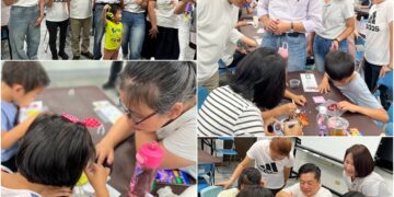揪親子玩拼豆 陳俊宇+吳亞蓁+林國漳到場同樂