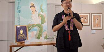 心如工畫師能畫諸世間 張丁文Q版佛畫展在三重禪淨中心展出