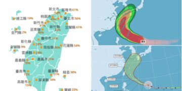 影音/20261020薔琵持續增強 暴風侵襲這些縣市機率逾5成