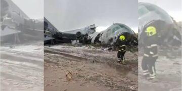 影音/玻利維亞軍機運鈔墜毀釀15死 民眾急搶錢