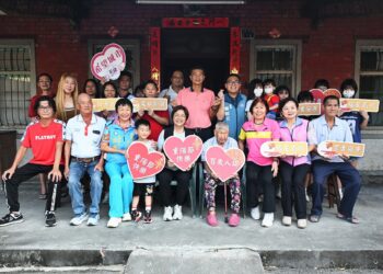 彰化重陽敬老關懷 王惠美訪100歲人瑞蘇阿月阿嬤