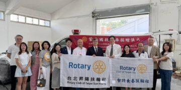 跨越三千公里的愛心！台北昇陽扶輪社捐贈救護車 馳援外蒙古偏鄉醫療